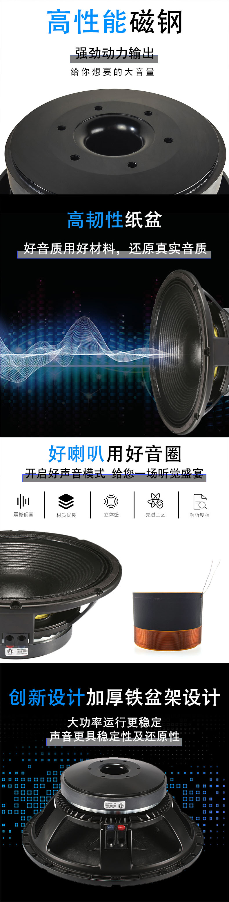 15寸低音喇叭