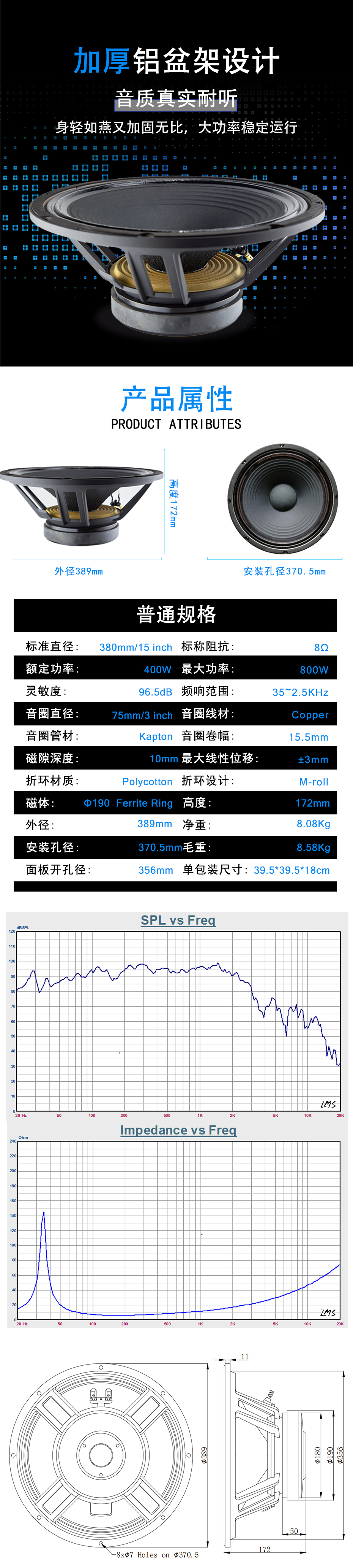 MR15H88A會議視頻高音喇叭詳情圖